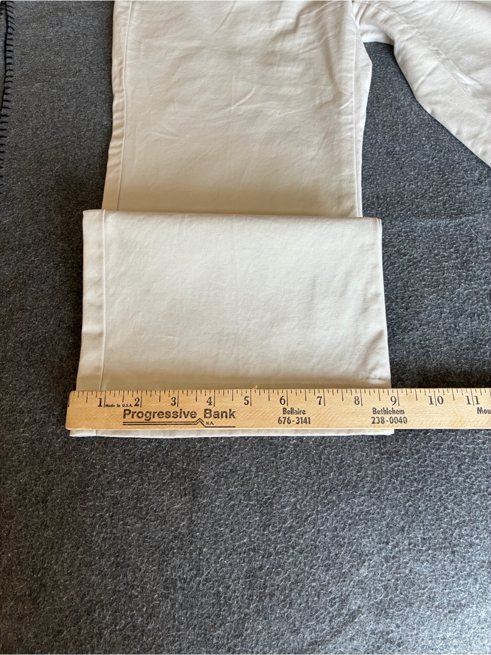 Express Editor Sz 8 Woman’s ivory/Cream Ankle Pants - Picture 6 of 9